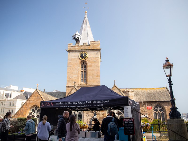 ATAN STALL at the Fresh Friday Market